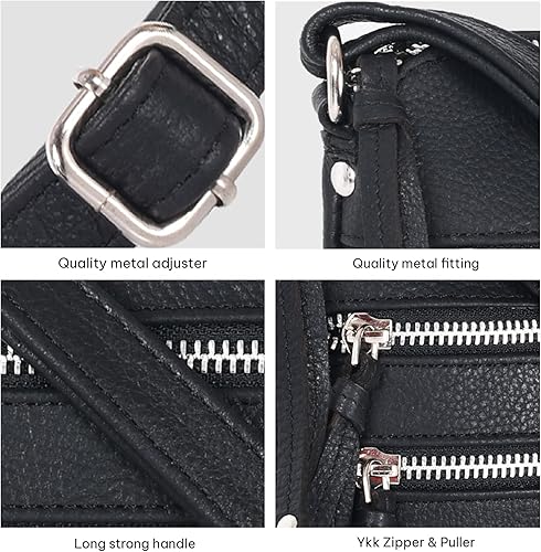 Vista 7 de VALENCHI Real Genuine Leather Women's Crossbody PurseBag With Adjustable Strap