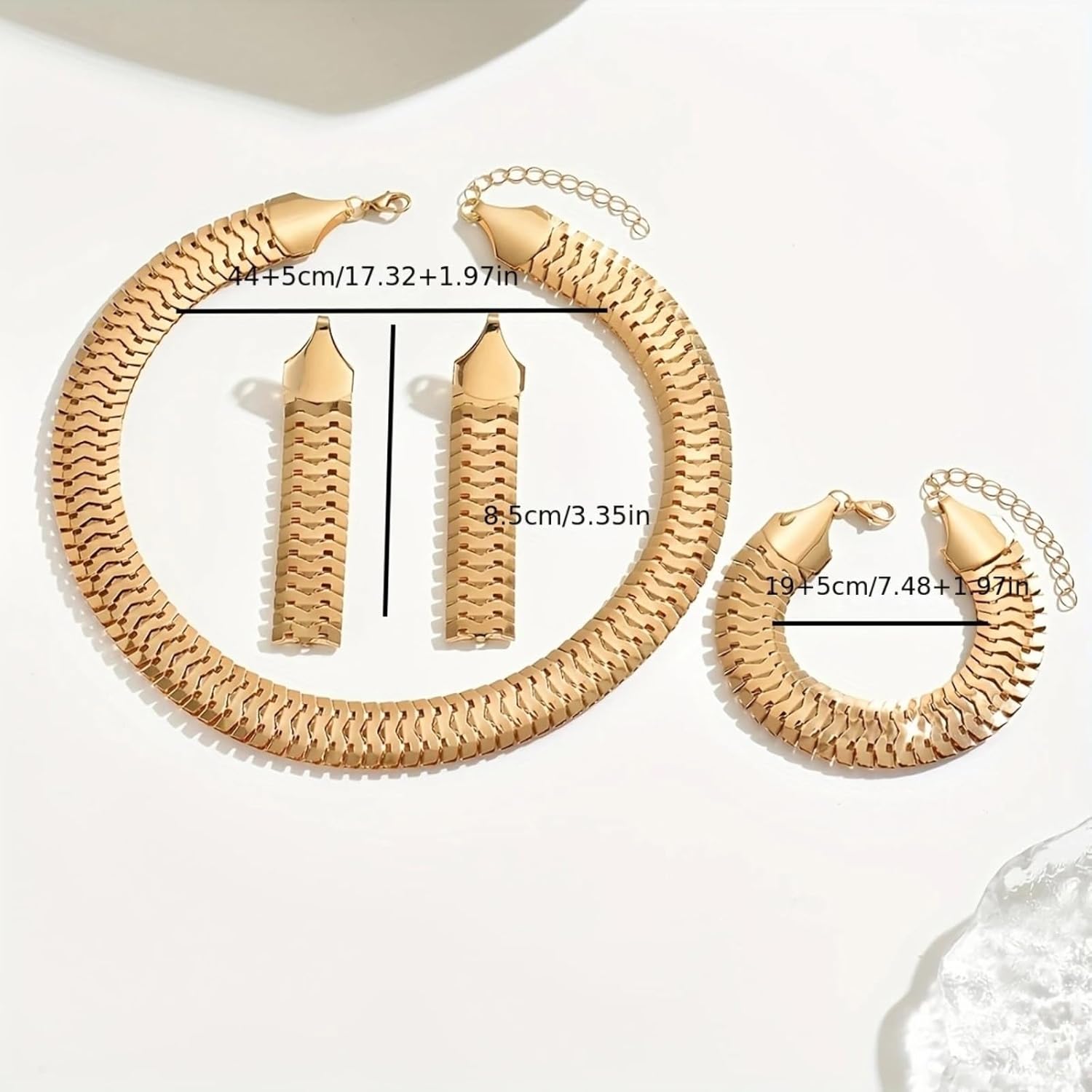 Statement Jewelry Sets Necklace And Bracelet Set Necklace And Earring Set Anniversary Birthday Gifts for Women - Image 6