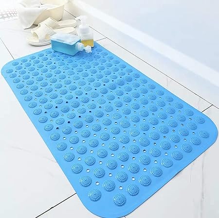 Party Propz Anti Slip Mat For Bathroom Floor - Blue Bathroom Mat/Large Bathroom Mat, Bath Tub Mats Anti Skid