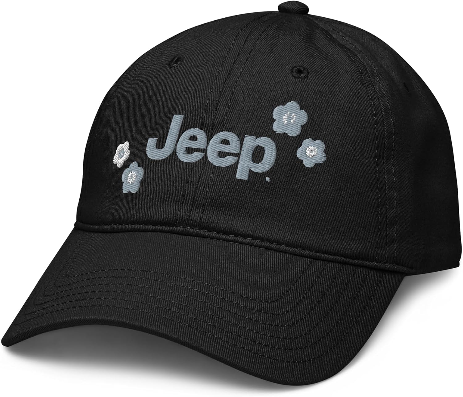 Jeep May Flowers Getting Lost Flowers Officially Licensed Adjustable Baseball Hat