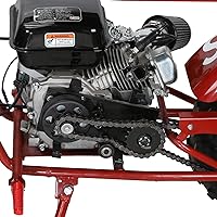 Vista 2 de YOXUFA Cadena de repuesto 420 para Coleman Mini Bike CT200U BT200X CT200U-EX Baja Warrior MB165 MB200 Predator 212cc 196cc 200cc 6.5hp Powersports