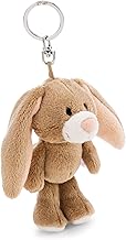 NICI Lopino Rabbit Keyring 10 cm – Brown – Loyal Companion for Backpack or Bag, Key Holder for Small and Large | 62301