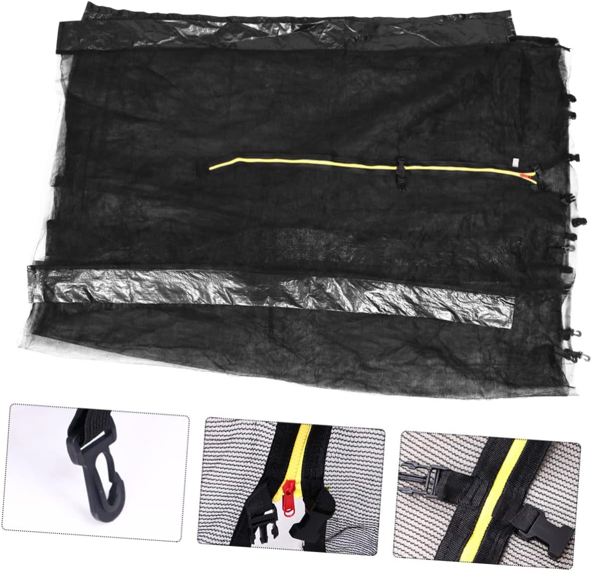 Trampoline Protection Net Uv Resistant Pp Material Safety Net Straight Poles for Boys and Girls Adults