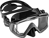 Vista 9 de Cressi Máscara grande de visión amplia para buceo y snorkel Pano 3: diseñado en Italia
