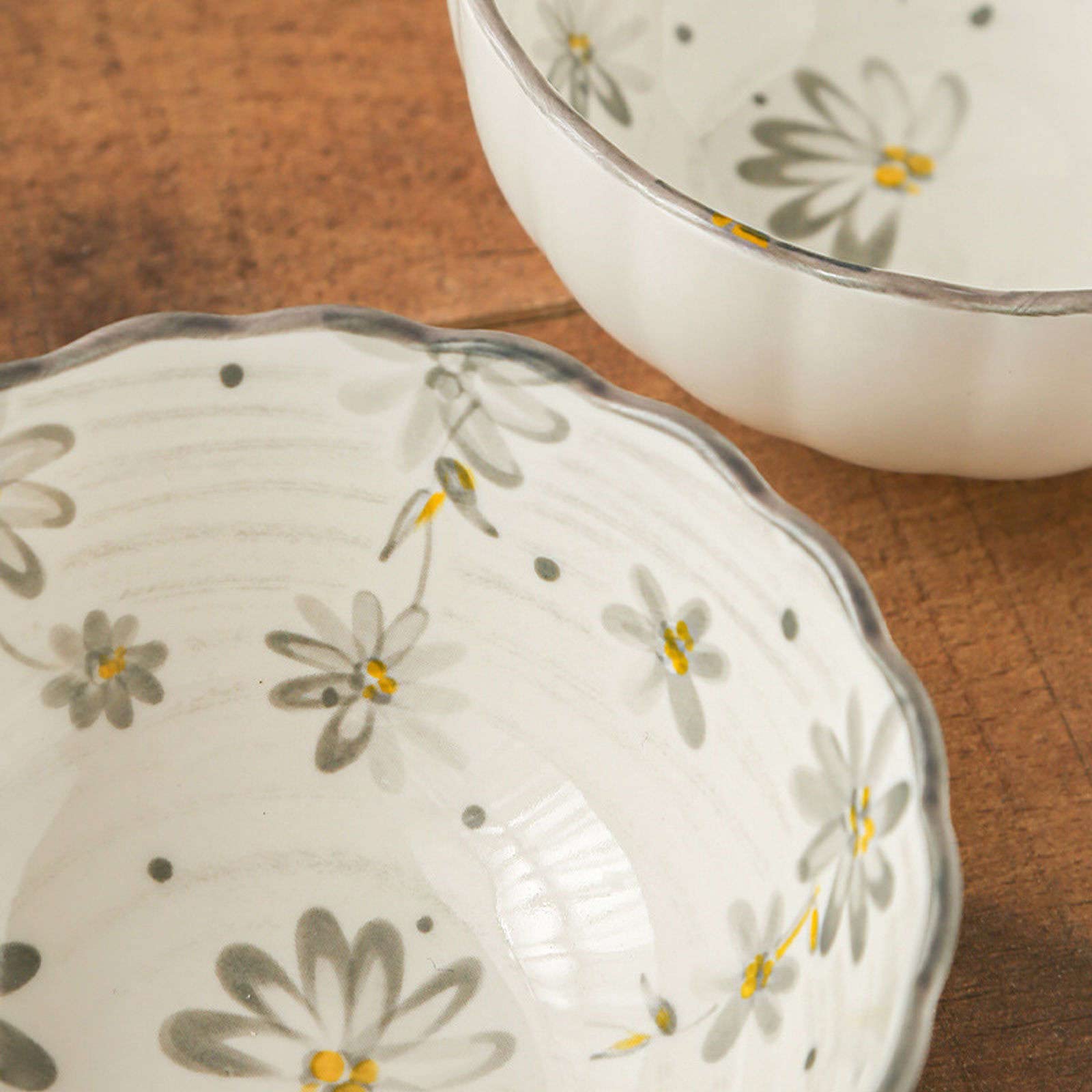 Set di 4 Ciotole di Riso in Porcellana Bianca Classica,Ciotola for Cereali da Servizio Confezione da 4,Ciotola da Portata in Ceramica for Zuppa,Riso,Spuntini,Salse-A-1