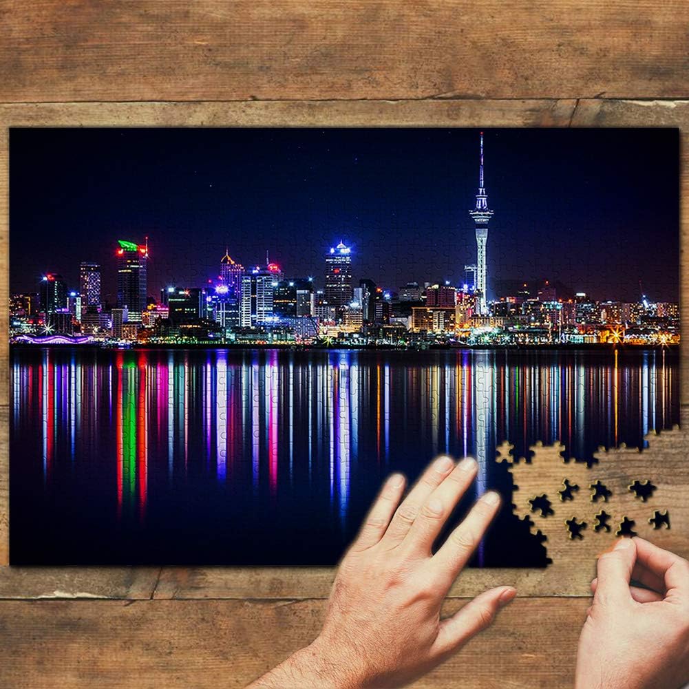 New Zealand Sky Tower Auckland Jigsaw Puzzle 1000 Piece Travel Souvenir Wooden