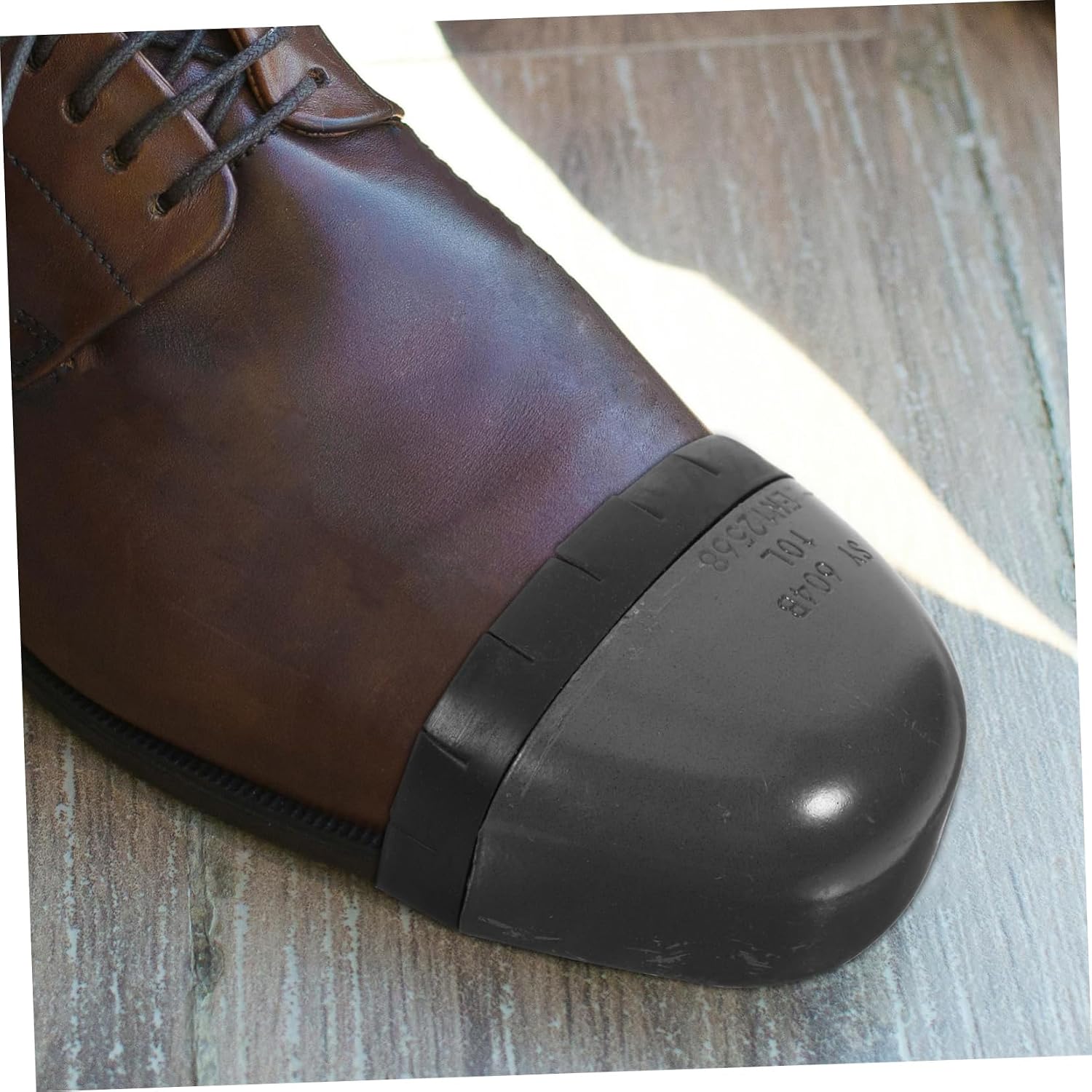 OUNONA Safety Toe Shoes Men Steel Toe Cap Covers for Work Shoes Anti-smash Toe Cap Metatarsal Guard Toe Covers