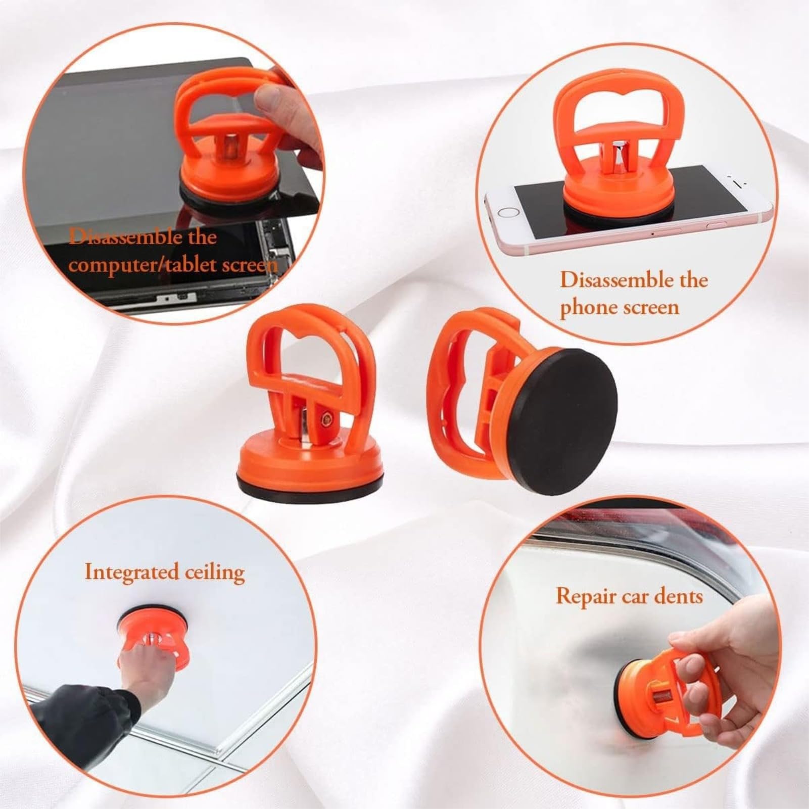 2 szt. Przyssawka saugnapf Przyssawka do Szkła, Ręczny ściągacz do Szkła, Podnośnik Próżniowy Power Grip Podnośnik Próżniowy Power Grip do Szkła, Płytek, Przyssawki