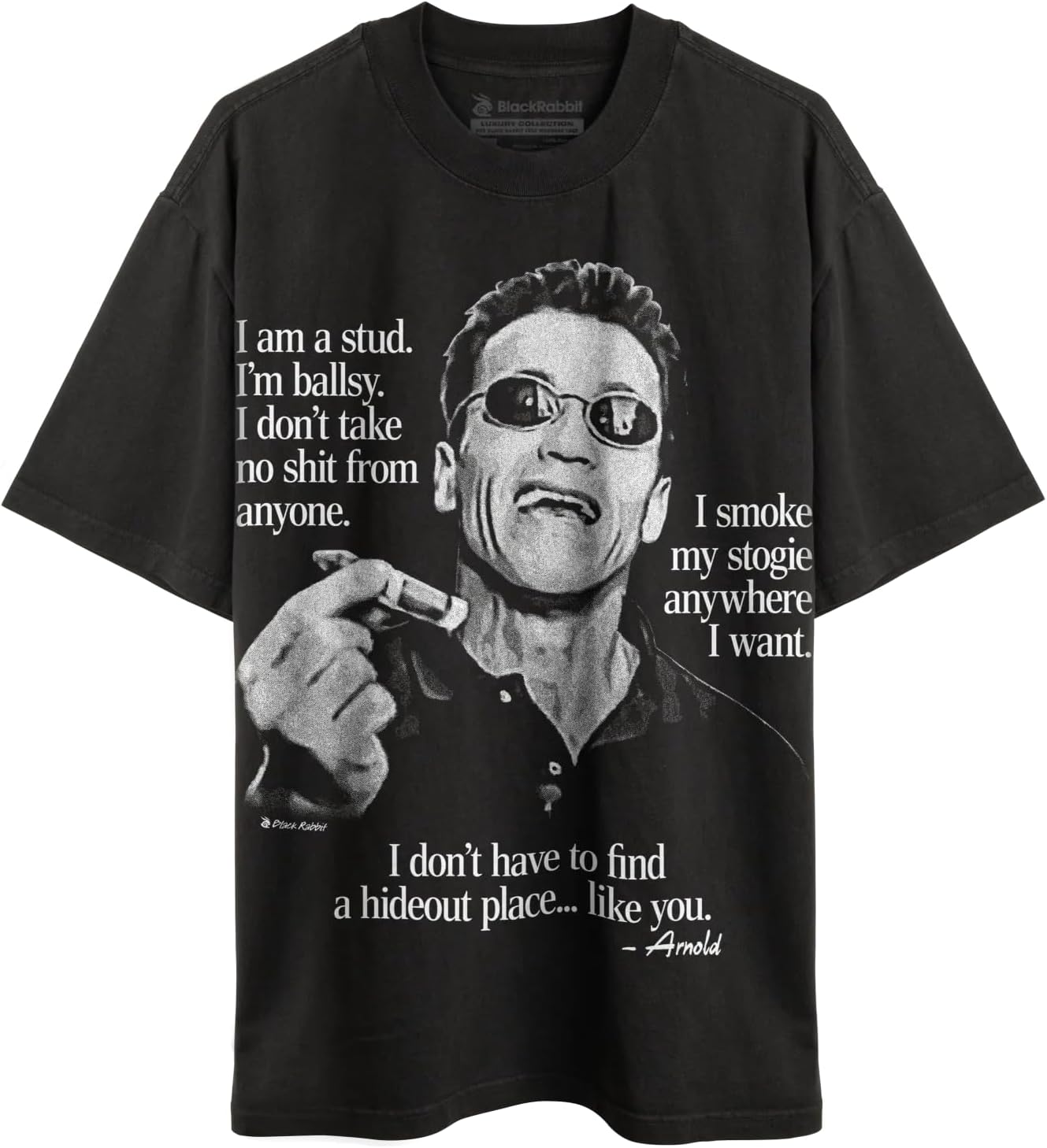 Arnold I Am A Stud Funny Stogie Speech Video Unisex Classic T-Shirt