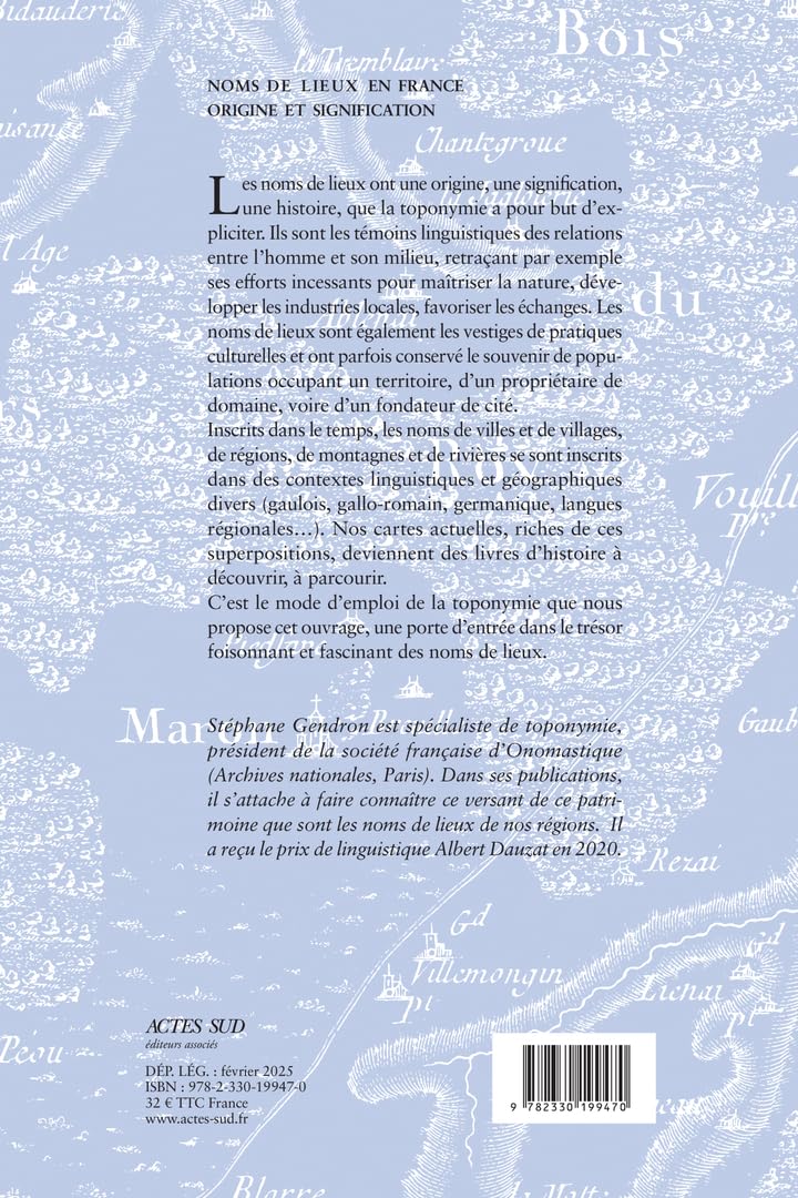 Noms de lieux en France: Origine et toponymie