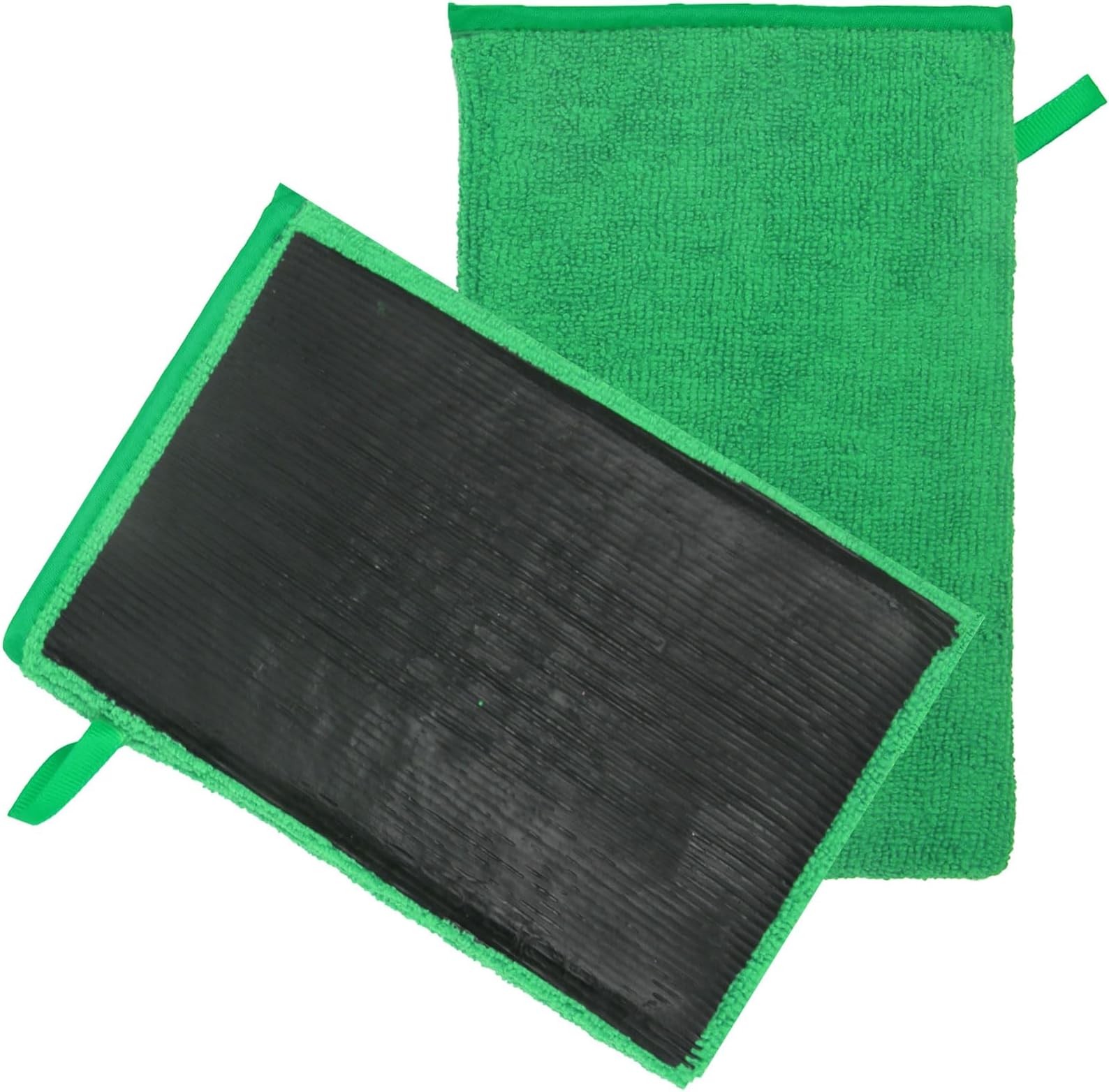 Clay Mitt 2 Pack, Clay Bar Mitt for Car Detailing Fine Grade Clay Towel Mitt Reusable Car Wash Glove Mitt for Car Detailing and Polishing