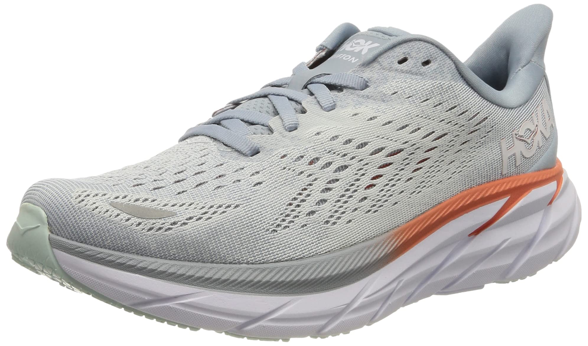 Hoka One Onewomens Clifton Mesh Blue Fog Plein Air Desertcart