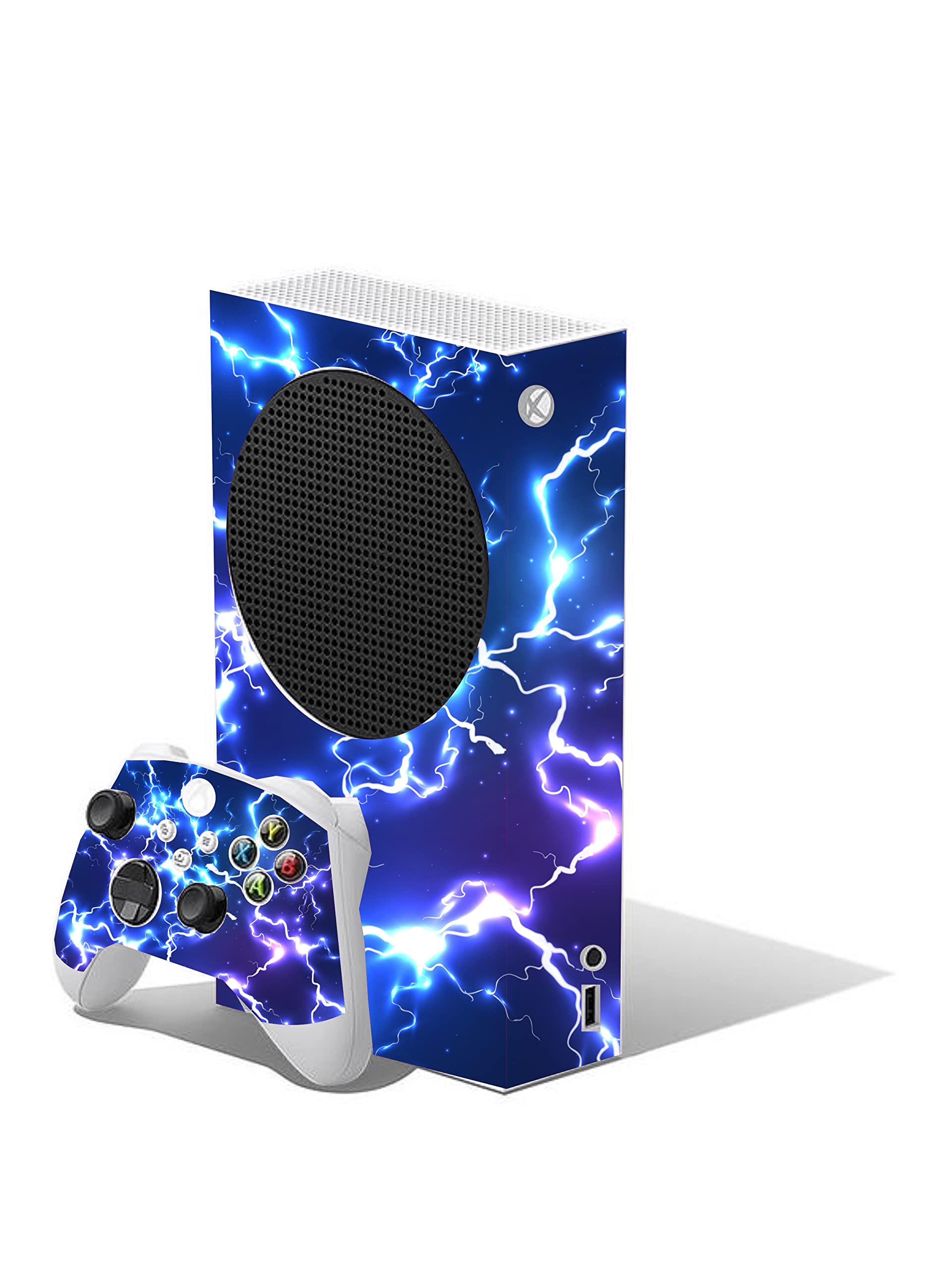 Football Custom Vinyl Skins for Xbox Series S, Wrap Decal Cover Stickers for Xbox Series S Console Controller (Football) — view 13