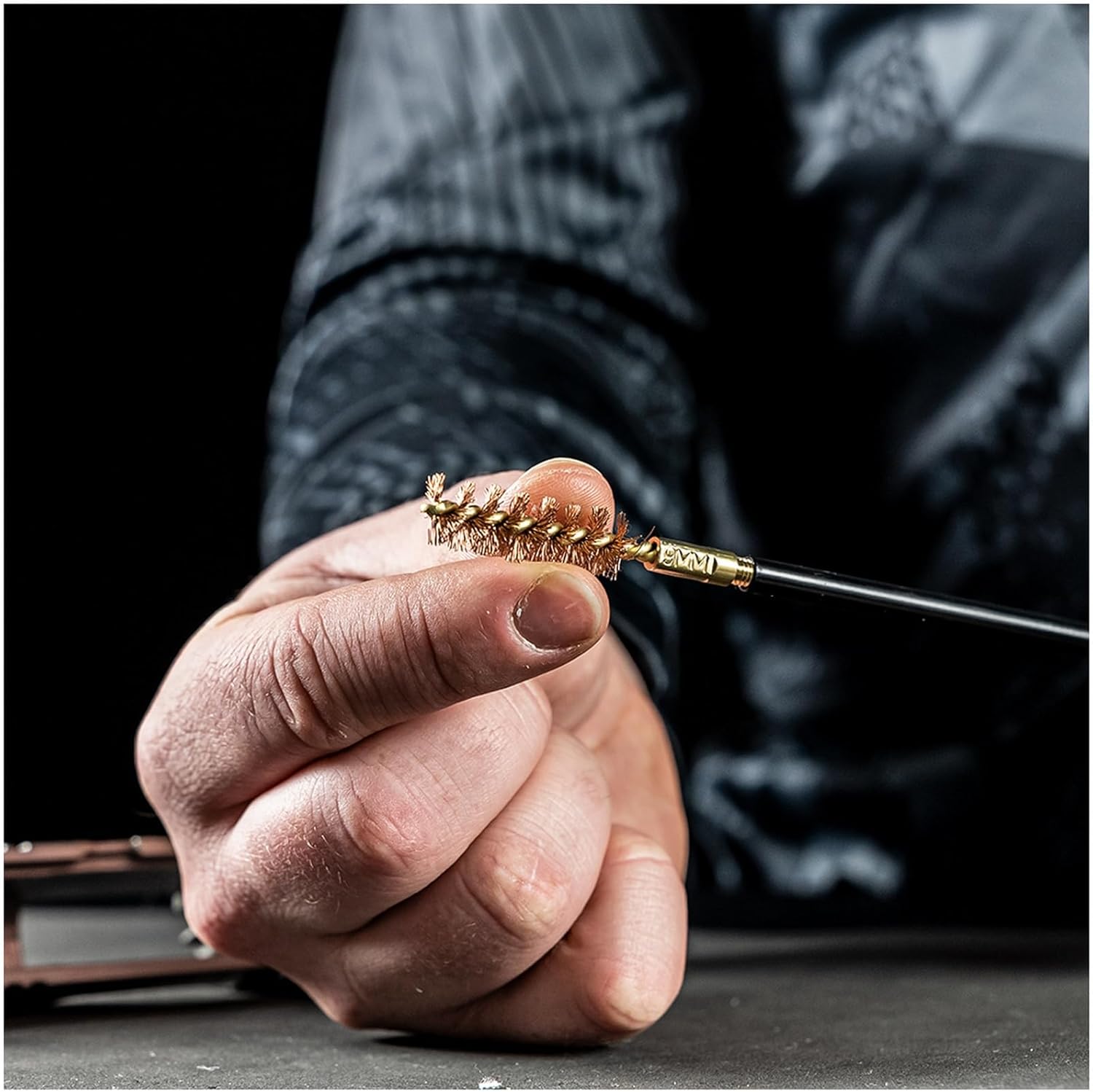 Otis Pistol Cleaning Rod (11", Swivel Handle, Stainless Coated)