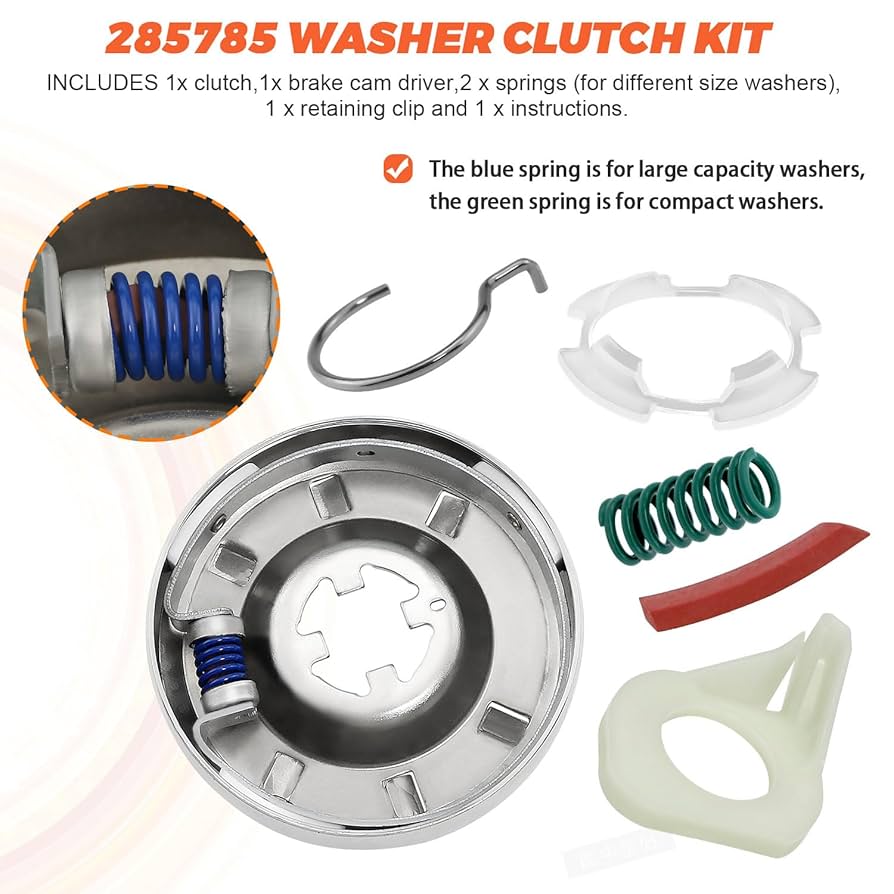 ナナAbu1601c ＩＡＲ Amazon.com: 285785 Washer Clutch Kit by Seentech Compatible