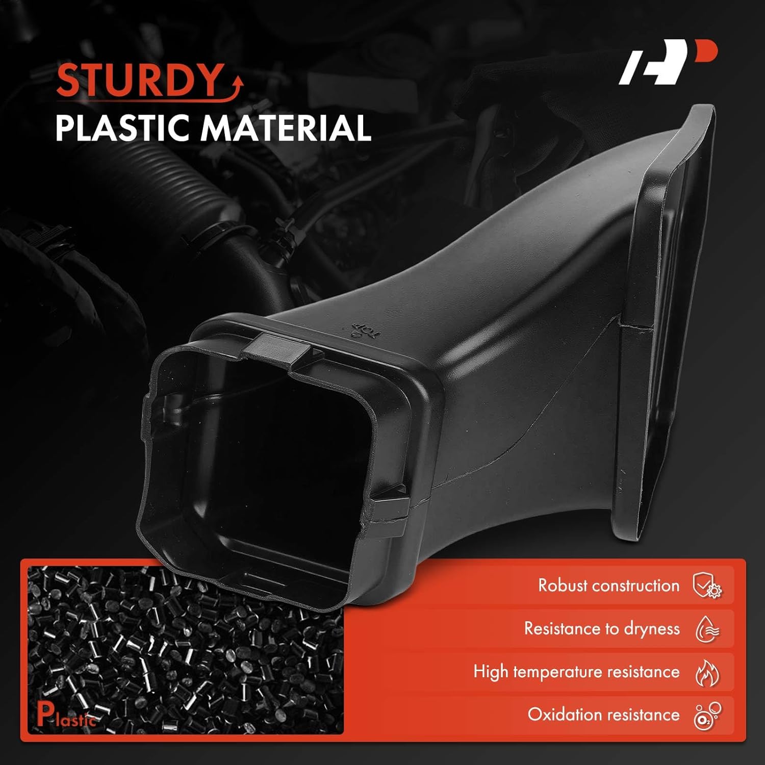 A-Premium Engine Air Intake Duct Compatible with Ram 1500 2011-2018, 2500 3500 2011-2018, 1500 Classic 2019-2024 & Dodge Ram 1500 2009-2010, Ram 2500 2010