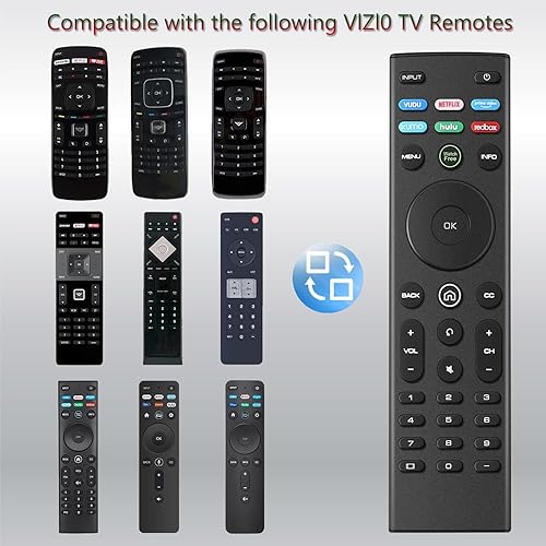 Miniatura 5 de Mando a distancia universal para VIZIO TV Remote Compatible con todos los televisores inteligentes VIZIO XRT136 XRT260 XRT270 Smartcast D, E, M, P,