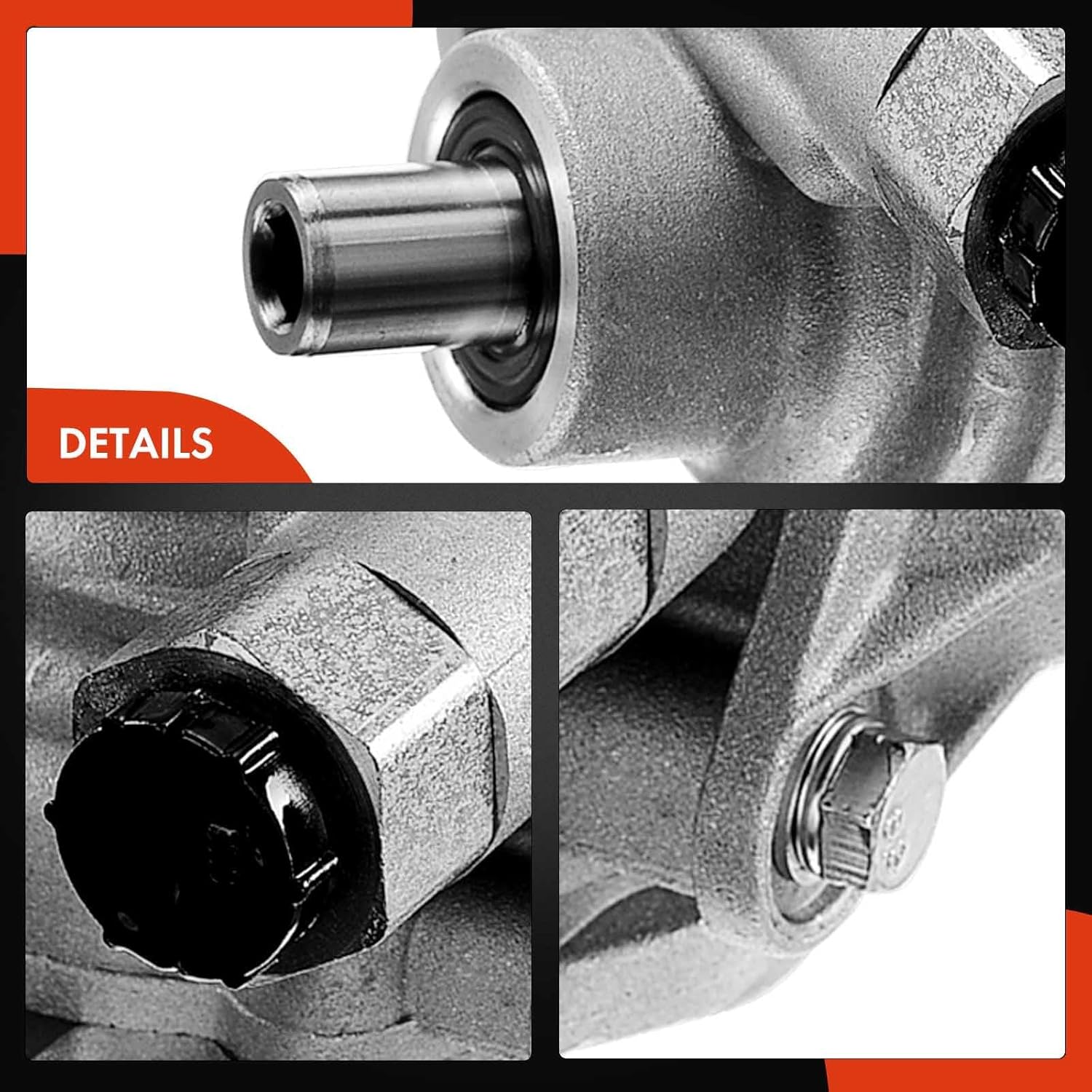 A-Premium Power Steering Pump Compatible with Cadillac SRX 2004 2005 2006 2007 2008 2009, V8 4.6L