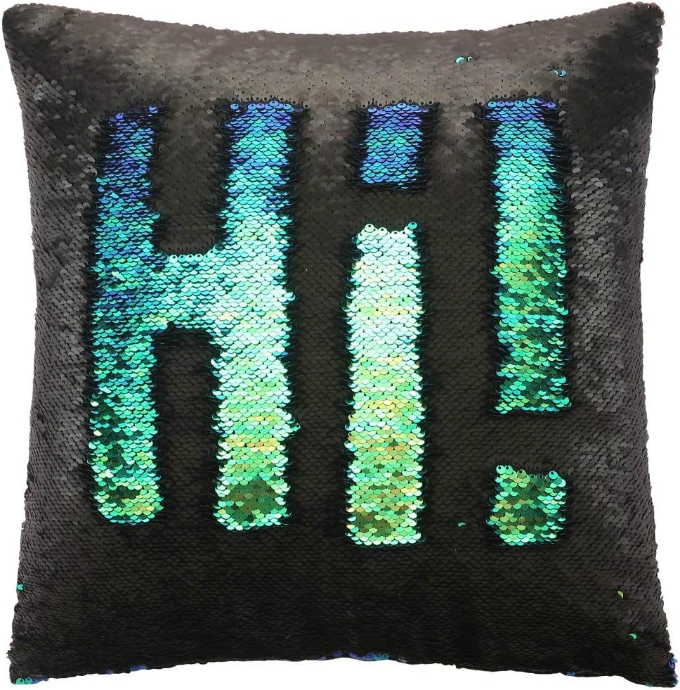 SIRENE Mermaid Pillow Reversible Sequin Pillow That Changes Color - Mermaid Green