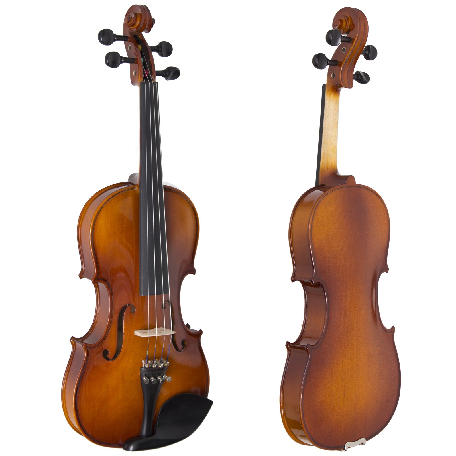Cecilio CVN-320L Solidwood Ebony Fitted Left-Handed Violin
