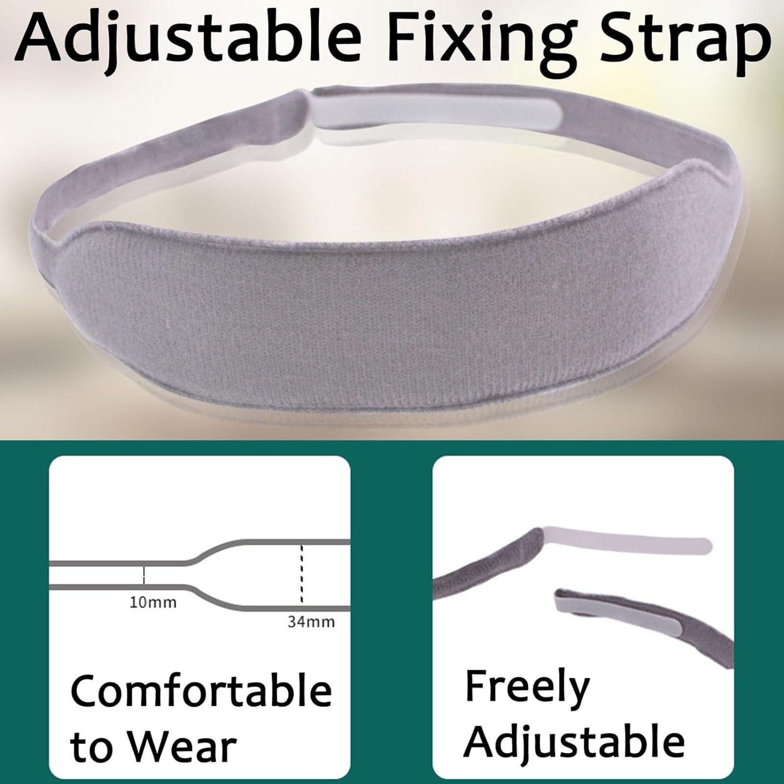 Correa Segura para Traqueotomía, Collar De Traqueotomía, Banda para el Cuello Desechable para Traqueotomía para laringectomía, Empaquetada Individualmente, 2/4 Piezas