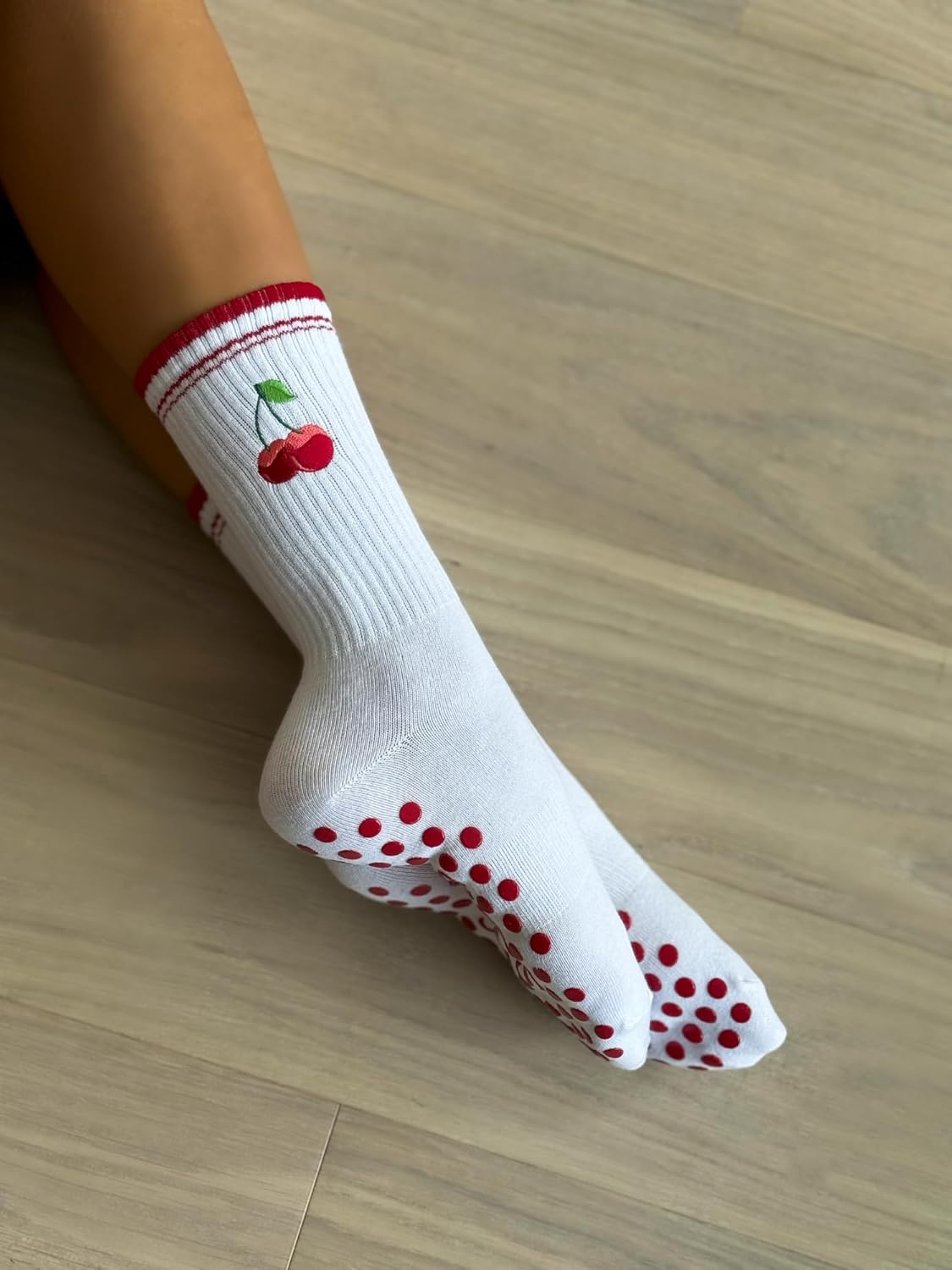 Non-Slip Cute Pilates Socks with Grips for Women | Cute Grip Socks for Yoga Womens - Image 2