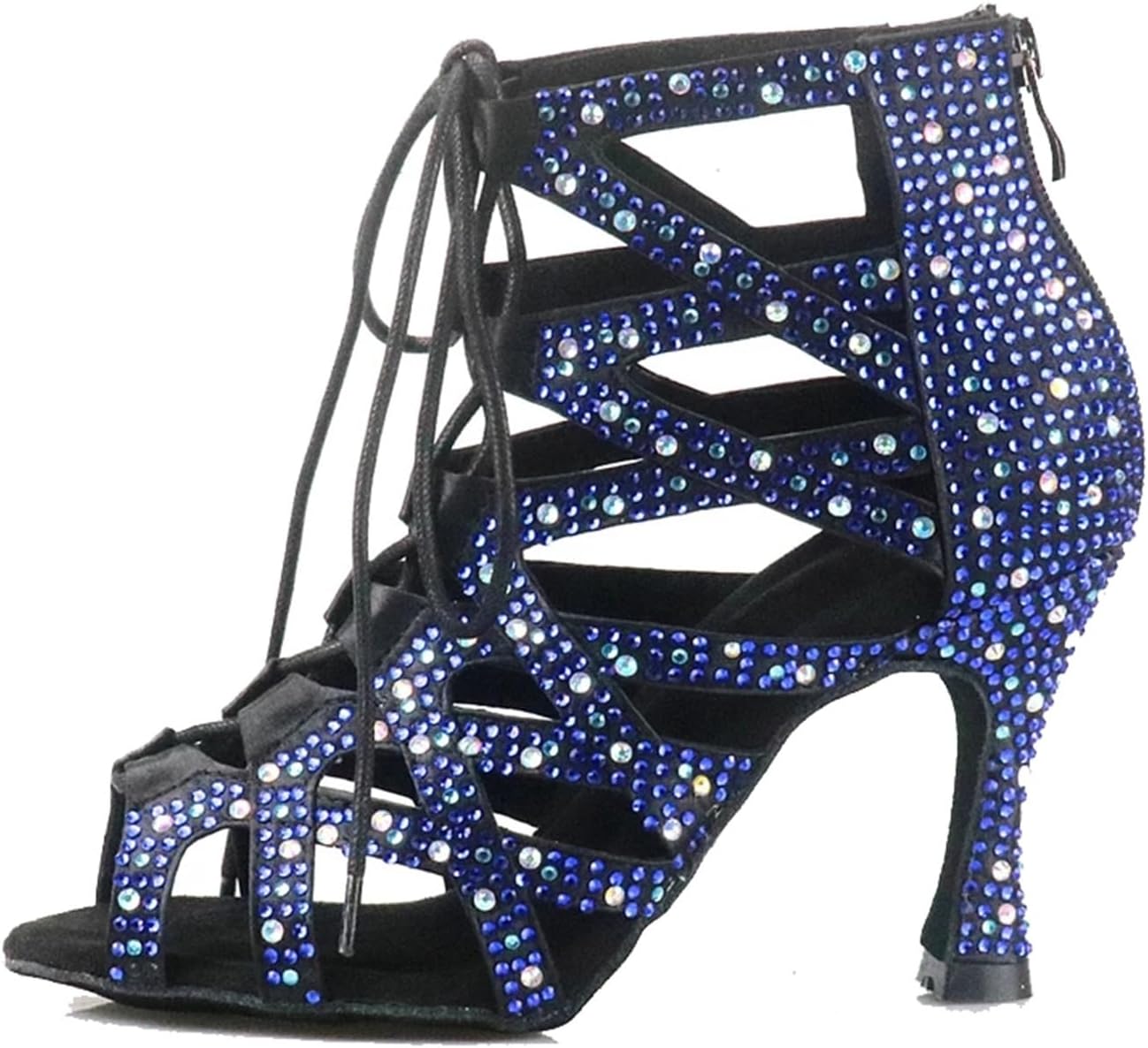 Women's Dance Shoes Lace-up Midern Ballroom Latin Boots