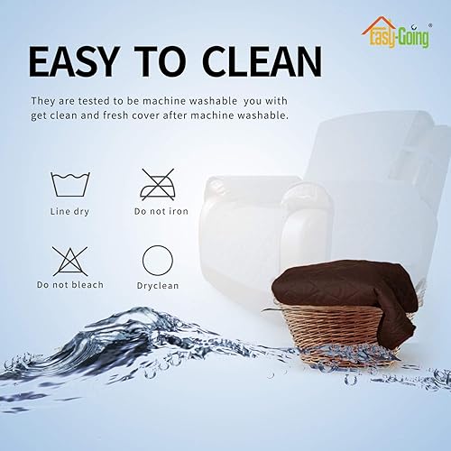 Miniatura 8 de Easy-Going - Funda reversible para sofá biplaza, funda protectora de muebles, para perros y gatos, resistente al agua, con varillas de espuma y