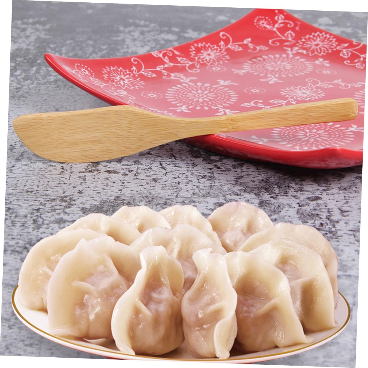 Dumpling Filling Spoon Spreaders Bamboo 10 Pcs for Cheese