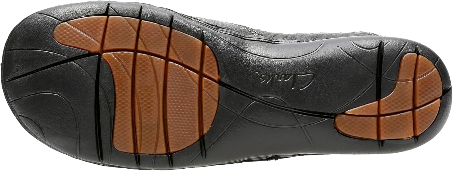 Clarks Unstructured Women's Un.Loop Slip-On Shoe 3 UK Black Leather