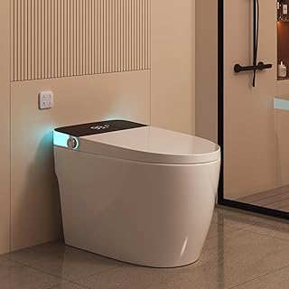Smart Toilet with Elongated Heated Seat, Auto Flush, One Piece Toilet fo...