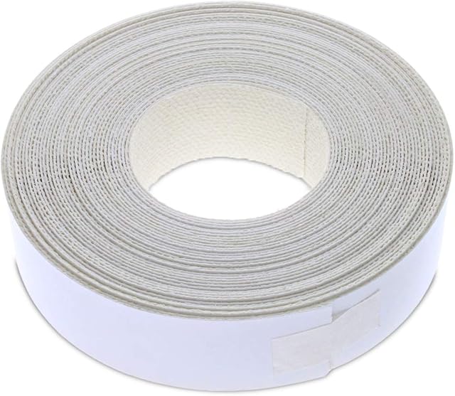 WoodPress® 22mm Matt White Melamine Edging, Pre-Glued Veneer Tape  7.5m Roll - Iron-On for Easy DIY Application  Will Cover the Edge of a Standard MDF Panel