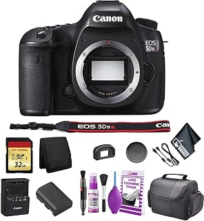 Canon EOS 5DS R DSLR Camera(Body Only) Bundle with 32GB Memory Card + Carrying Case + More - International Version