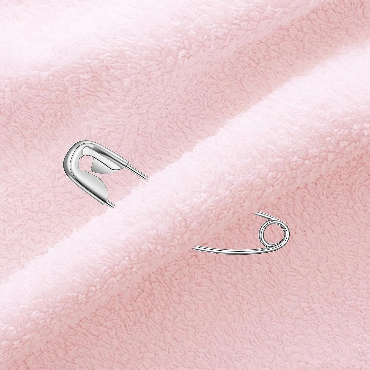 100 Pcs Curved Safety Pins for Quilting 1.5in Pins for Sewing and Quilting Stainless Steel QuiltingsSafety Pin Curved Quiltings Supplies for Knitting Sewing Crafting Silver