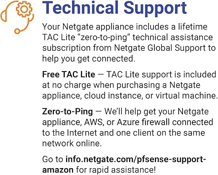 Netgate 1100 pfSense+ Security Gateway VPN Router Firewall 3 x 1 GbE Ports