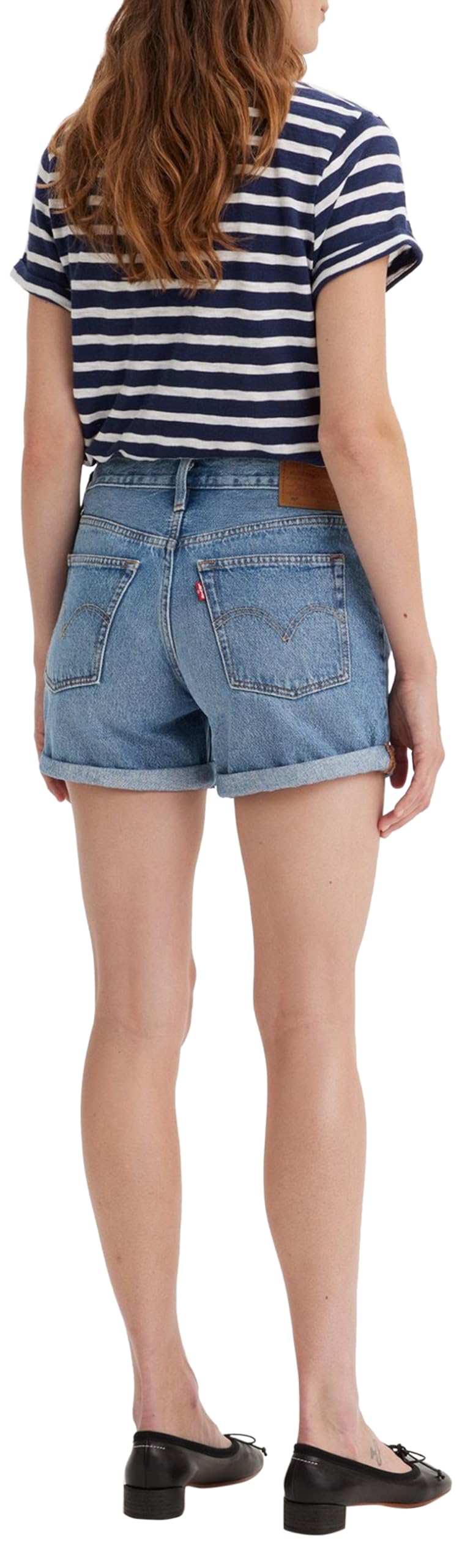 Levi's 501 Rolled Short Pantaloncini di Jeans Donna