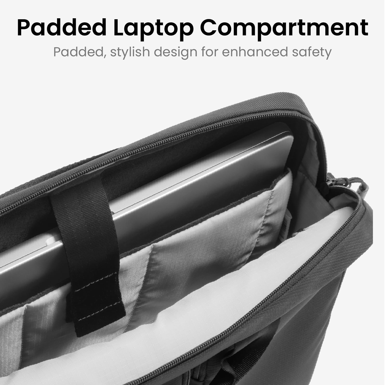 tomtoc Lekka Torba Na Laptopa, Pasuje Do Laptopów 13 16 Cali, Wodoodporna Torba Na Notebooka Dla MacBook Air/Pro M4 M3, 15,6-Calowa Torba Na Laptopa Z Paskiem Na Ramię, Aktówka Męska Na Dokumenty