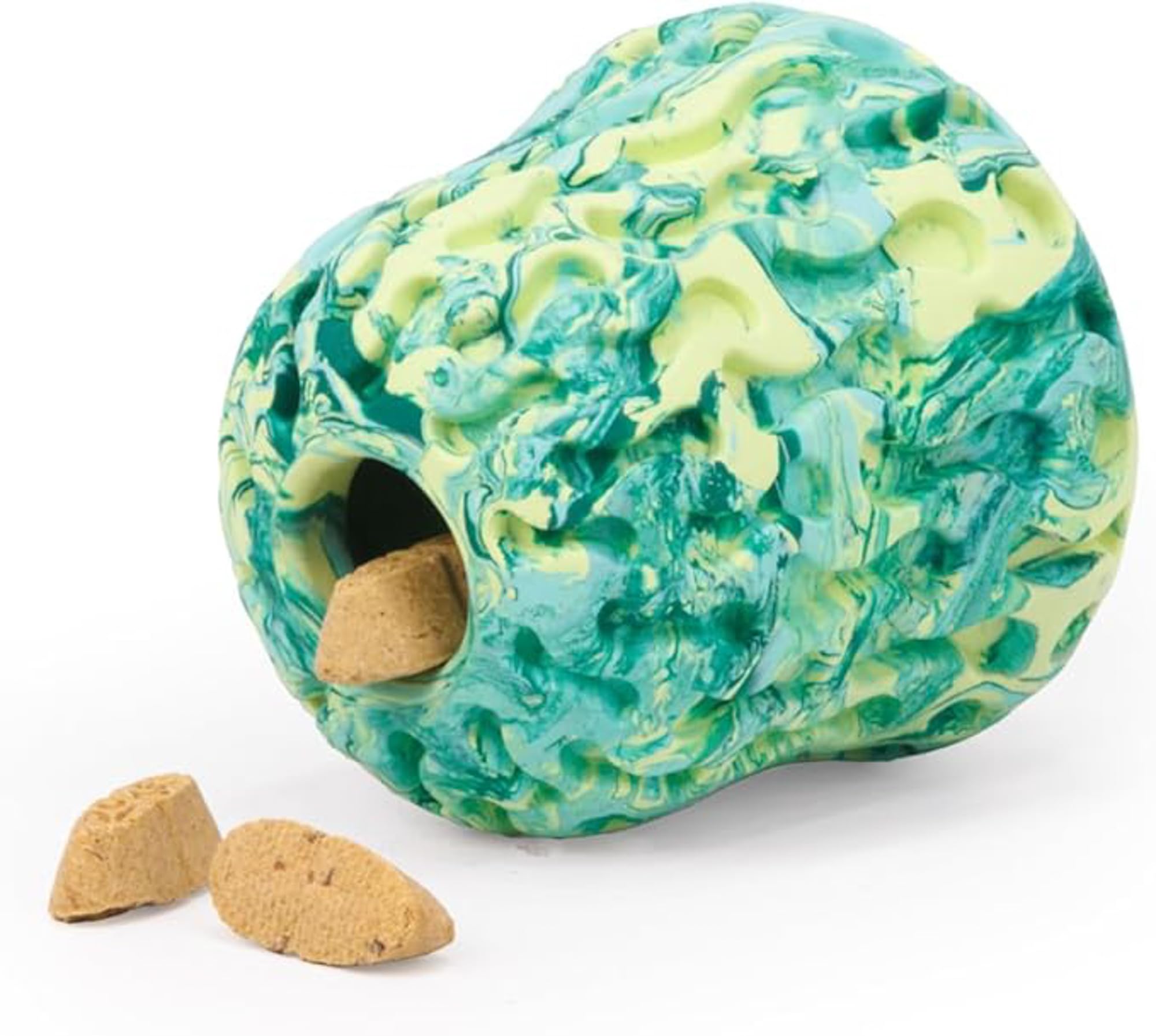 RUFFWEAR Morel Dog Toy, Interactive Dog Chew Toy & Puzzle, Pet Safe Dog Treats Dispenser Ball - Image 2