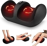 Nekteck Shiatsu Foot Massager with Heat & Rollers: Neuropathy Pain Relief, Circulation Boost for Feet, Calves & Legs - Perfect Gift for Men Women