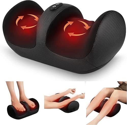 Nekteck Foot Massager with Heat & Foot Roller, Shiatsu Calf