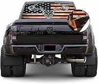 Vista 8 de GRAPHIX EXPRESS Gráficos para Ventana Trasera de Camión - Calcomanía Grim Reaper - Diseño de Calavera de la Muerte (P532) - Vinilo Universal