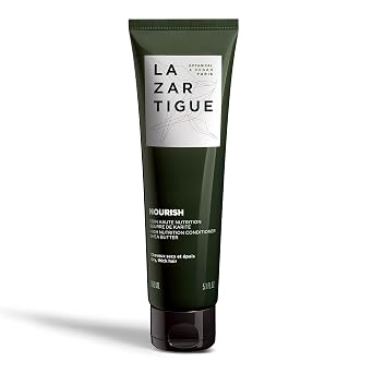 Lazartigue Nourish Conditioner, Shea & Babassu Butters, Deep Hydration for Dry Hair, Vegan, Sulfate & Silicone Free,