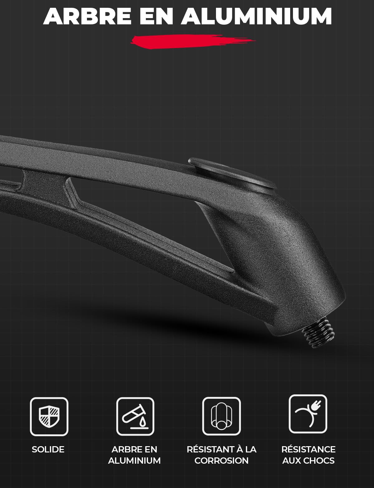 KEMIMOTO Rétroviseur Moto Homologués Universel M8 et M10, Rétroviseur Moto avec Support, Rétroviseur Latéral Arrière, Rétroviseur Scooter Compatible avec MT07, MT09
