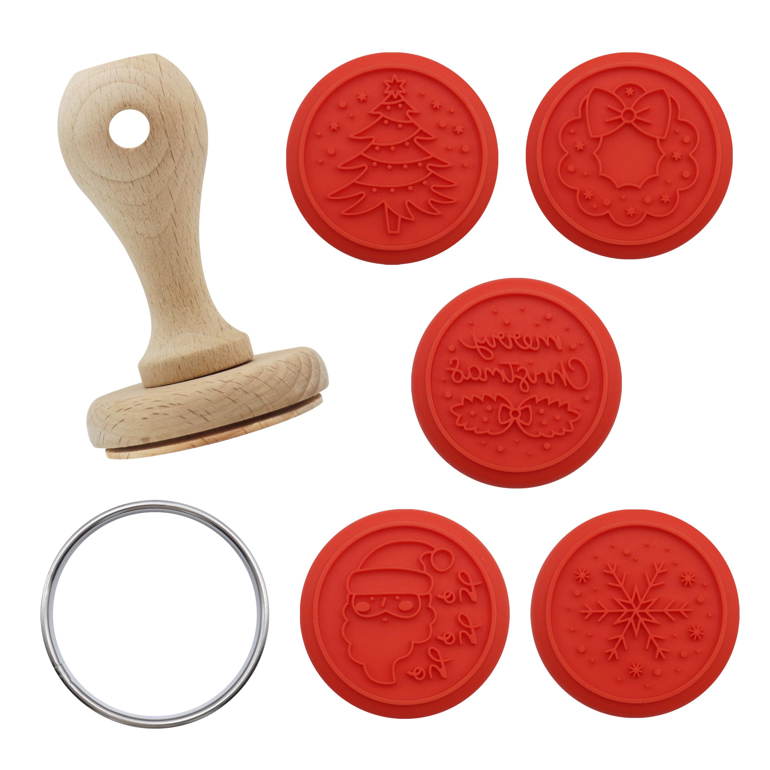 PME Christmas Cookie Embossing Stamp Set of 7, 'Tis the Season!