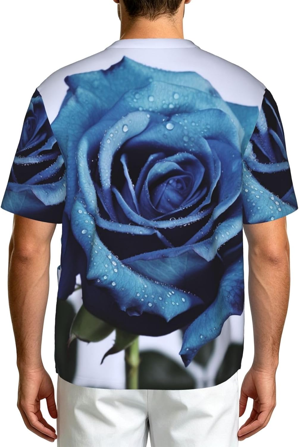 Professional Scrub Tops for Men, Classic V-Neck Workwear with 3 Pockets