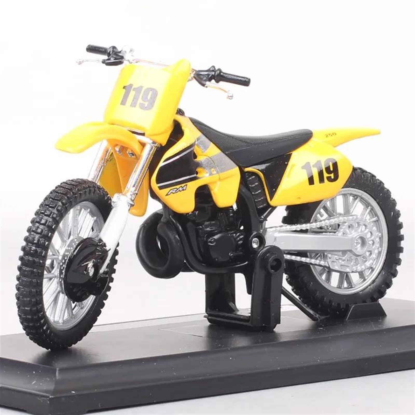 SEYXF Motorbike Toy 1/18 for Suzuki RM250 NO.119 Motorcycle Simulation Diecast Model Collection Gift