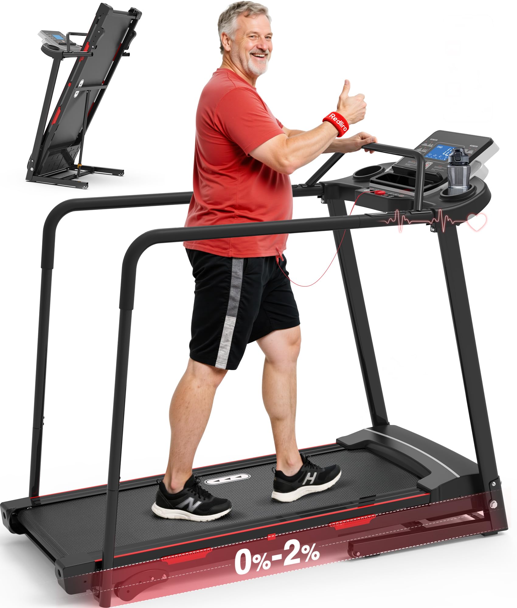 Redliro Senior Foldable Treadmill