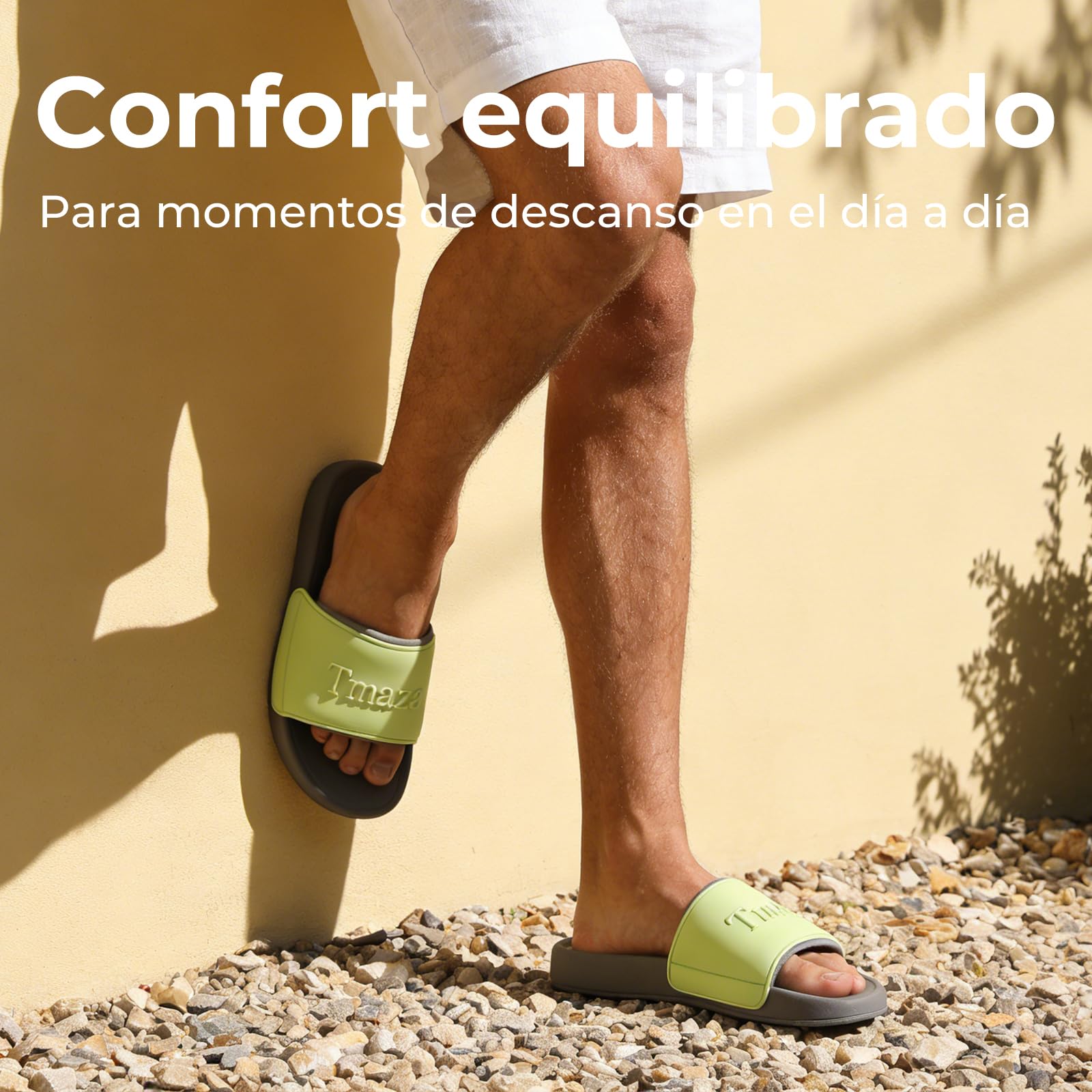 Sandalias para Hombre, Modernas y Cómodas, Estilo Casual para Interior y Exterior 39-45