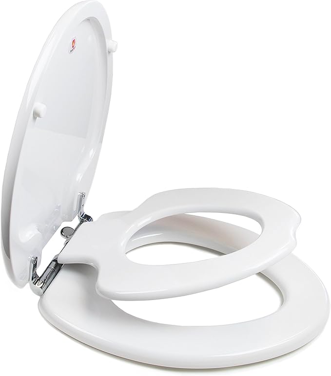 TOPSEAT TinyHiney Potty Elongated Toilet Seat, Adult/Child, w/Slow