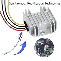 Vista 7 de LeMotech Convertidor DC 8-40 V a 12 V 3 A 36 W Convertidor de reducción de voltaje IP68 Impermeable Transformador para carrito de golf Camión Barco